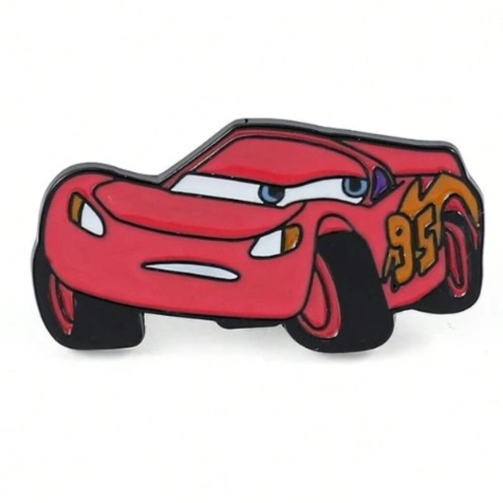 DISNEY PIXAR Cars Movie Lightning McQueen “Side Eye” Trading Pin (BRAND-NEW!)